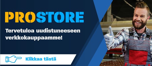 Tervetuloa uudistuneeseen ProStore verkkokauppaan